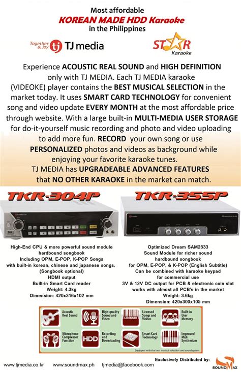 tj media karaoke smart card|tj media karaoke machine.